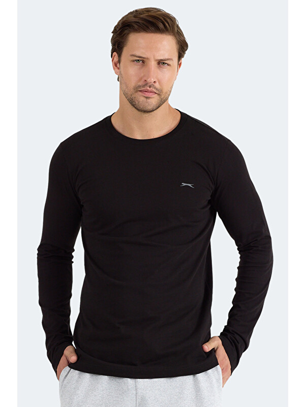 SLAZENGER ROVER Erkek Siyah Sweatshirt