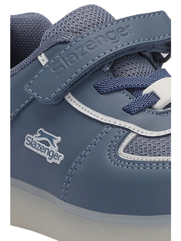 PERLE Unisex Çocuk Cırt Cırtlı Mavi Sneaker - Görsel 5