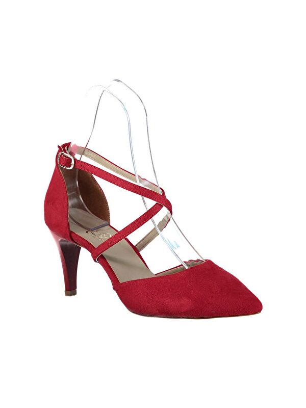 Kırmızı Kadın Topuklu Ayakkabı D654054802 - Görsel 4