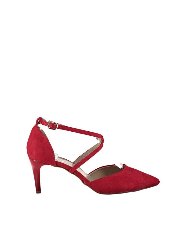 Kırmızı Kadın Topuklu Ayakkabı D654054802 - Görsel 5