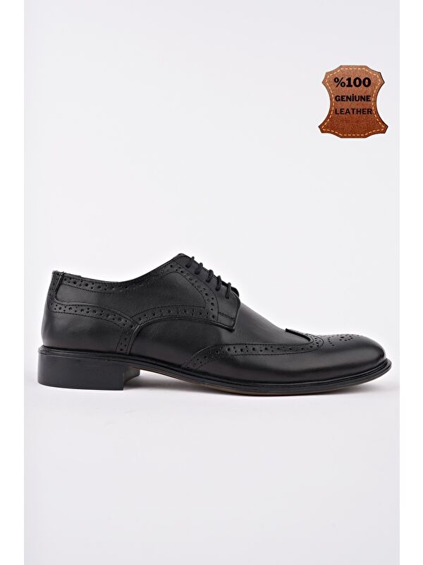 H046 Hakiki Deri Klasik Erkek Ayakkabı - Görsel 2