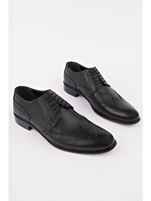 H046 Hakiki Deri Klasik Erkek Ayakkabı - Görsel 6