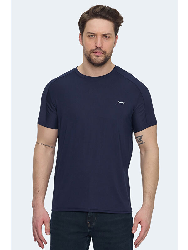 SLAZENGER VISHAL KTN Erkek Lacivert Tişört