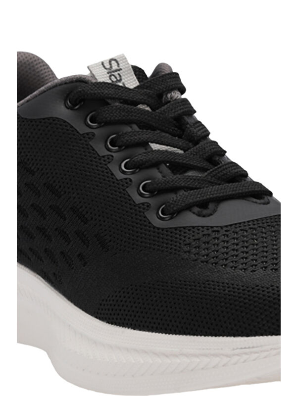 LEMAR Kadın Siyah / Beyaz Koşu & Yürüyüş Spor Ayakkabısı - Görsel 5