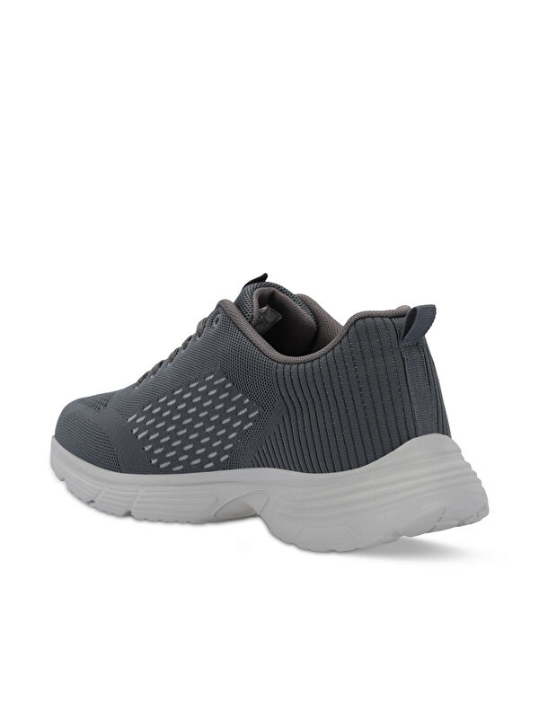 LEVER I Büyük Beden Erkek Koyu Gri Koşu & Yürüyüş Spor Ayakkabısı - Görsel 4