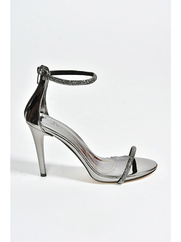 M2518000 Antrasit Kadın Topuklu Ayakkabı - Görsel 6