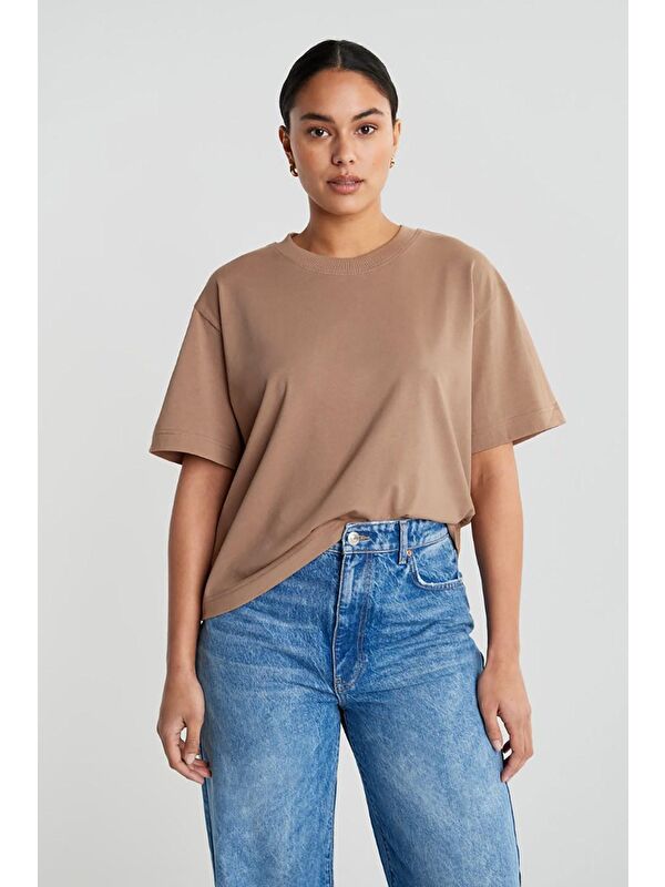Madmext Camel Tişört MG1284