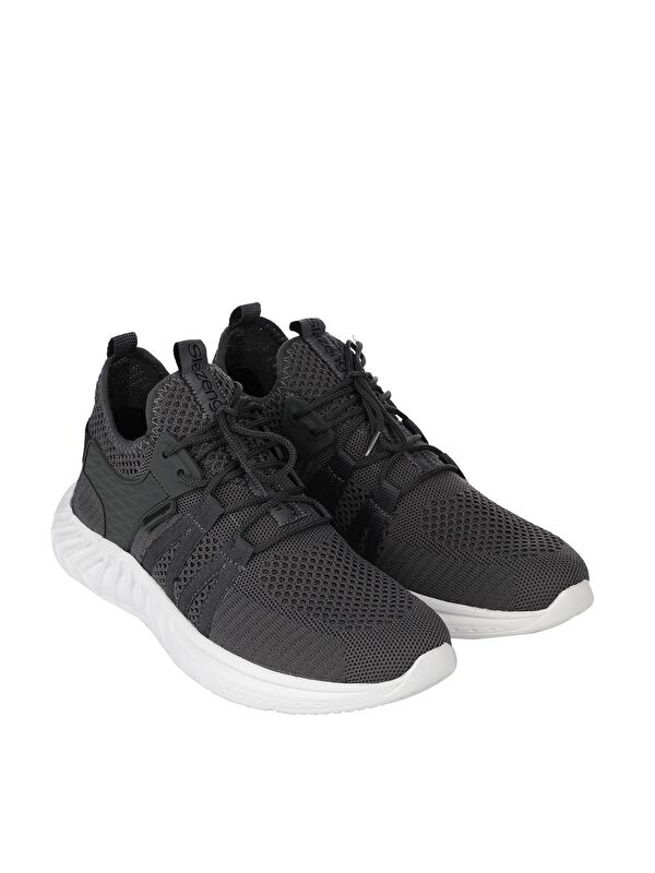 GABRIEL Sneaker Erkek Ayakkabı Koyu Gri - Görsel 3