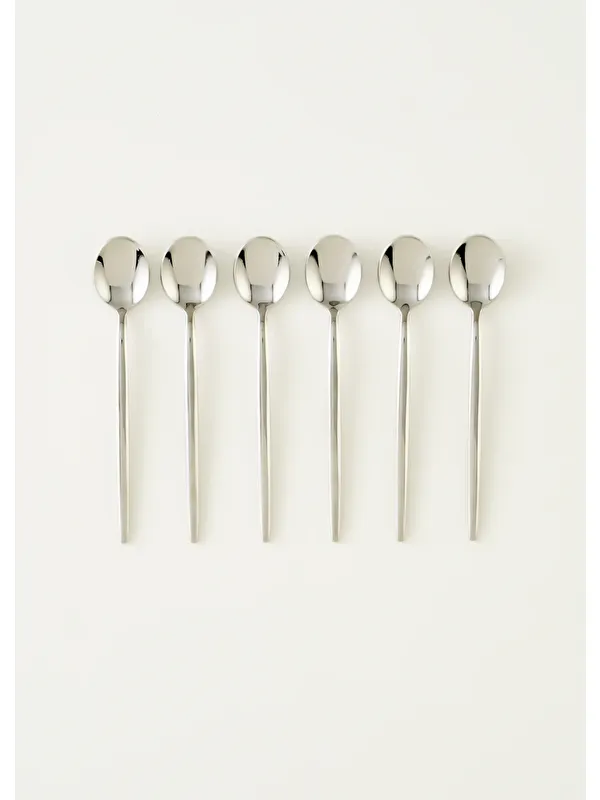 Bella Maison Siena 6'lı Çay Kaşığı Seti Silver