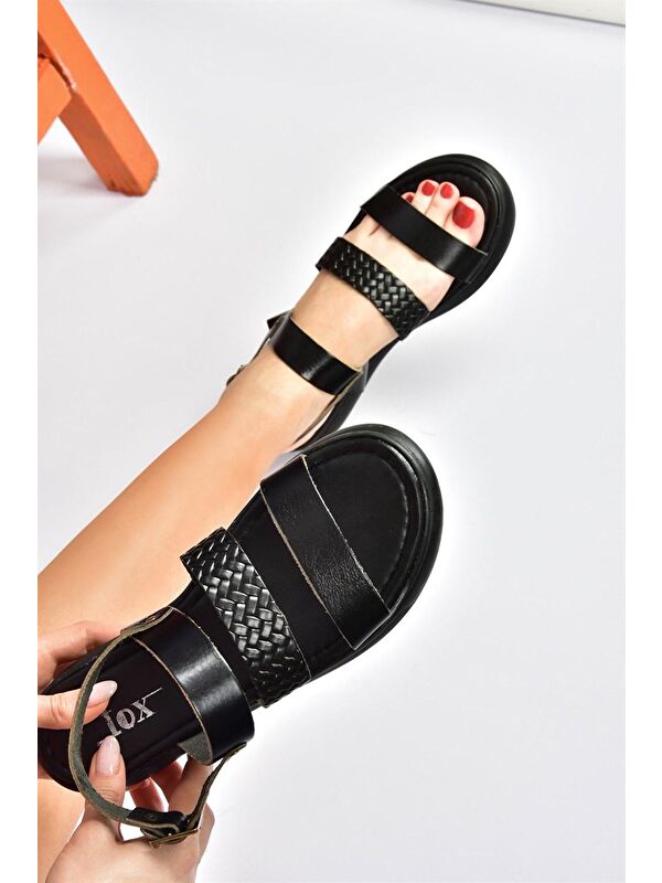 Siyah Günlük Kadın Sandalet M291082603 - Görsel 3