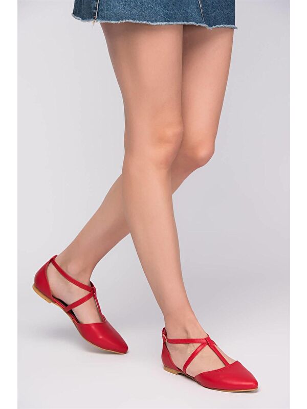 Fox Shoes Beyaz Fox Shoes Babet Kadın D726537309