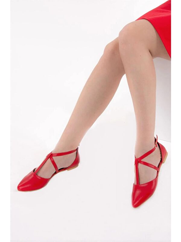 Fox Shoes Beyaz Fox Shoes Babet Kadın D726537309