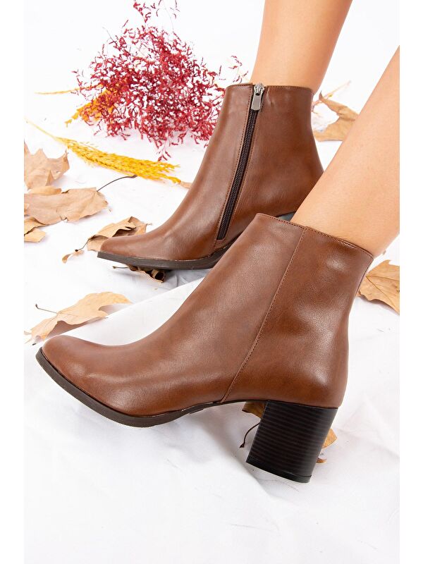 G654013109 Taba Kadın Bot - Görsel 3