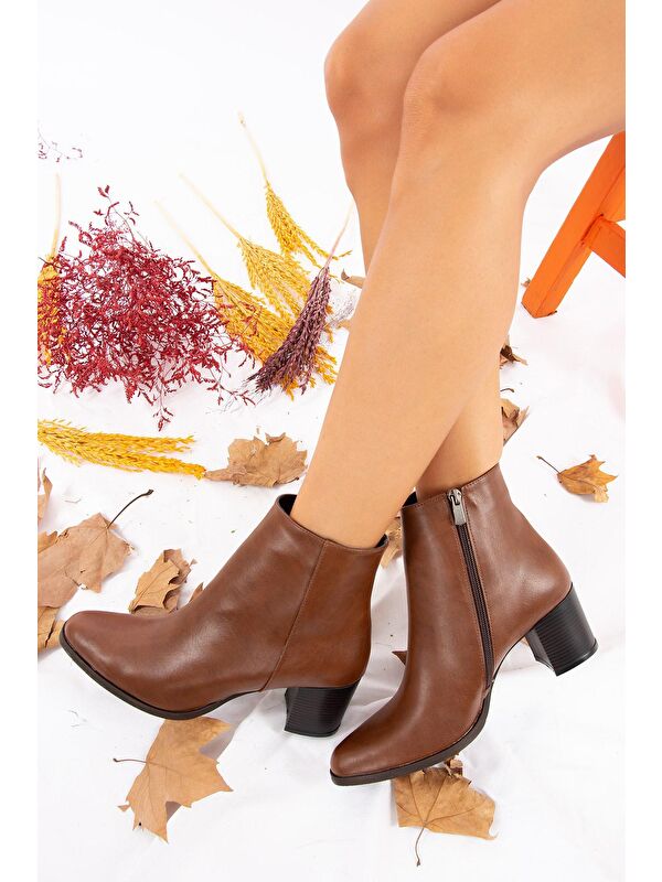 G654013109 Taba Kadın Bot - Görsel 4