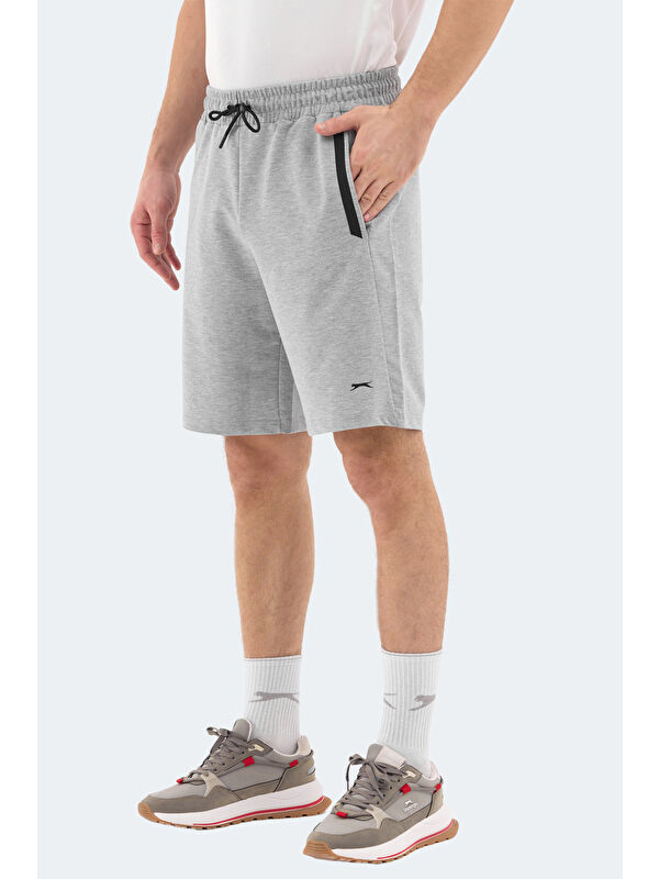 SLAZENGER RAYAN Erkek Cepli Gri Şort