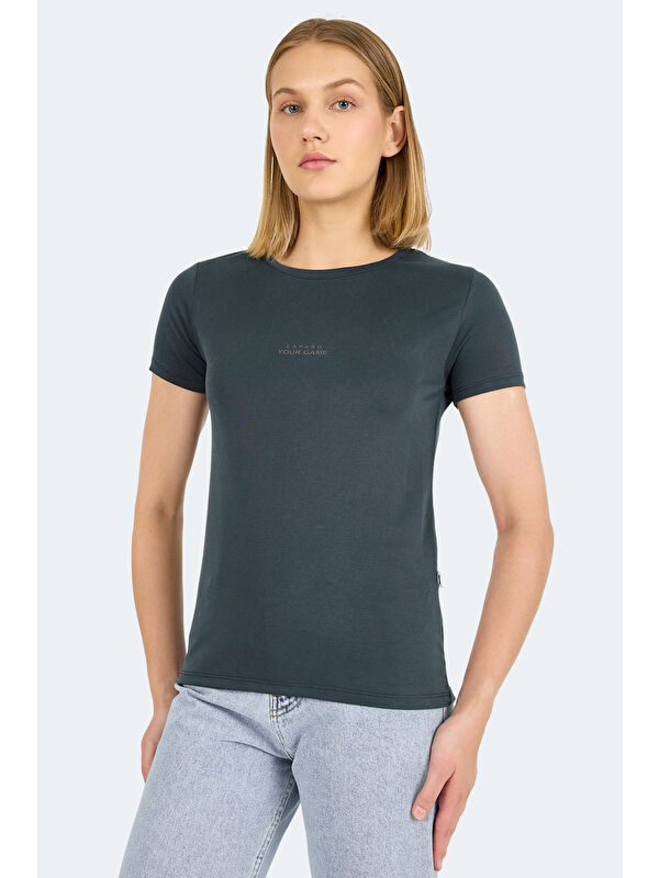 SLAZENGER PAYTONS Kadın Antrasit Tişört