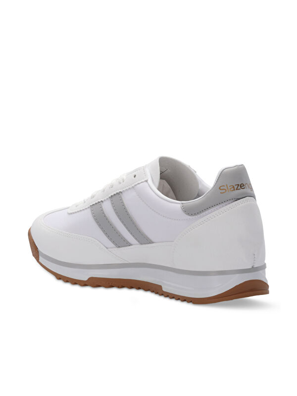 OLEKS Kadın Beyaz / Gri Günlük Spor Ayakkabısı - Görsel 4