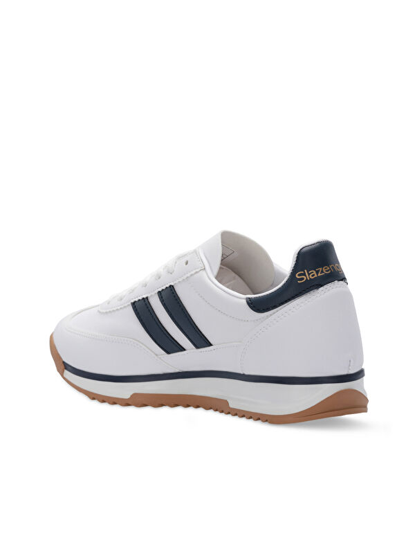 OLEKS Kadın Beyaz / Lacivert Günlük Spor Ayakkabısı - Görsel 4