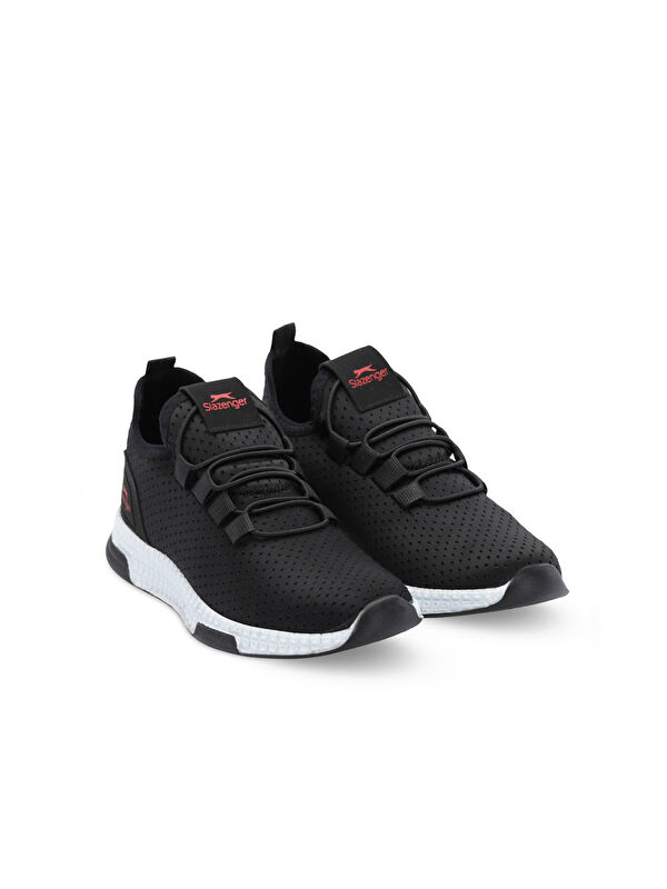 ABENA NOK Unisex Çocuk Siyah / Kırmızı Günlük Spor Ayakkabısı - Görsel 3