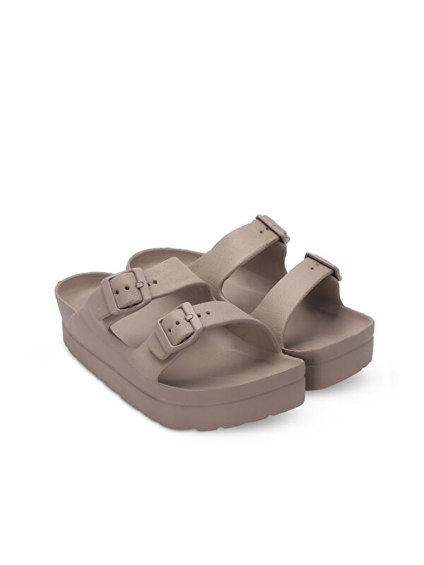 JAYNE Kadın Vizon Terlik - Görsel 3