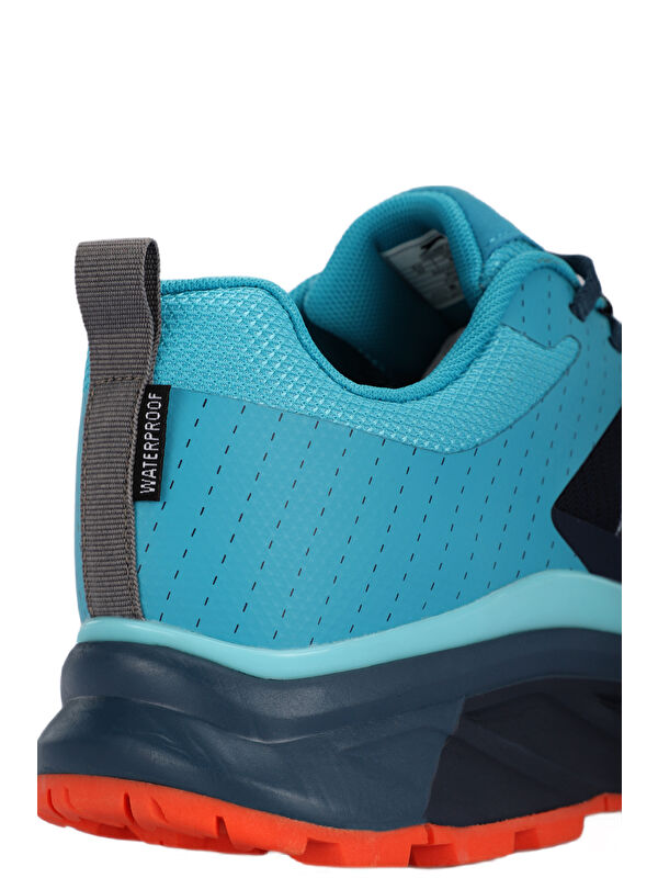 WHISPER Su Geçirmez Erkek Outdoor Ayakkabı Koyu Gri / Mavi - Görsel 5