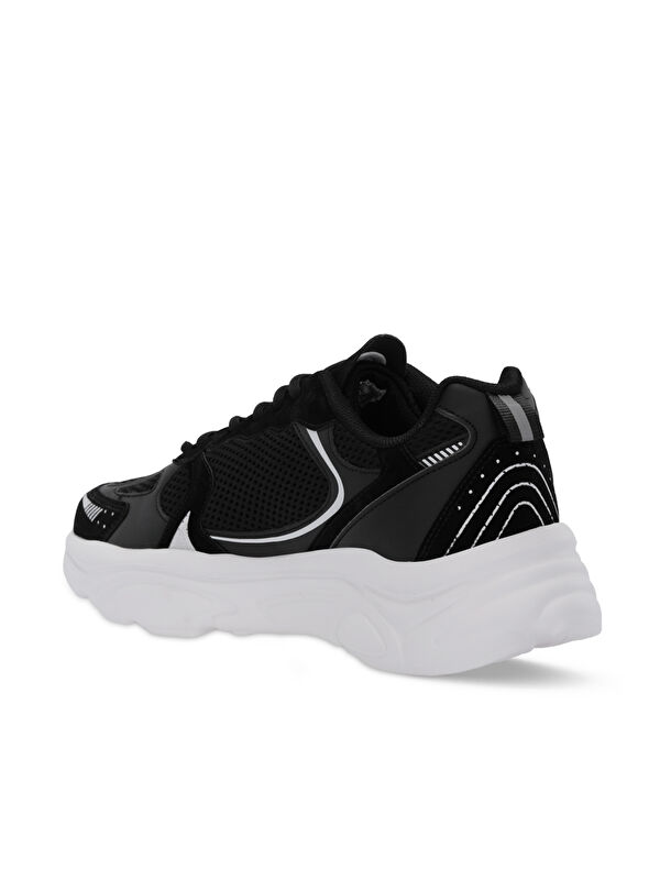 INFERNO I Erkek Siyah / Beyaz Koşu & Yürüyüş Spor Ayakkabısı - Görsel 4