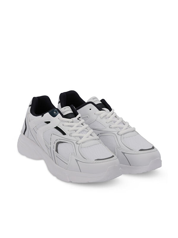 IMPROV I Erkek Beyaz / Lacivert Koşu & Yürüyüş Spor Ayakkabısı - Görsel 3