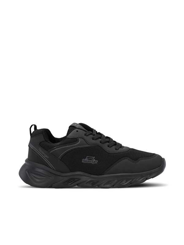 SLAZENGER ELON I Erkek Siyah / Siyah Koşu & Yürüyüş Spor Ayakkabısı