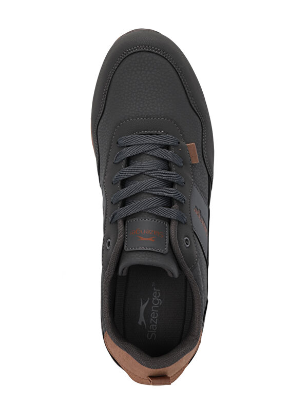 OFFENSE Erkek Koyu Gri / Beyaz Günlük Spor Ayakkabısı - Görsel 6