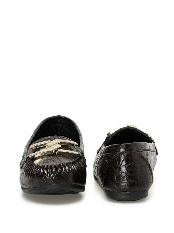 DW23003 3PR Kahverengi Kadın Loafer - Görsel 6