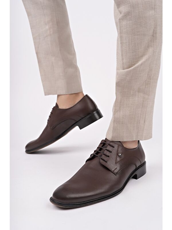 H043 Hakiki Deri Klasik Erkek Ayakkabı - Görsel 6