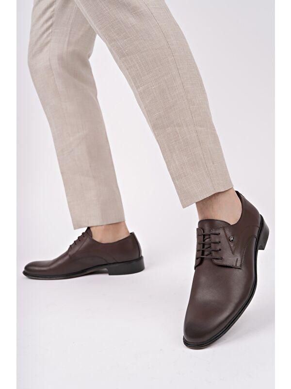 H043 Hakiki Deri Klasik Erkek Ayakkabı - Görsel 7