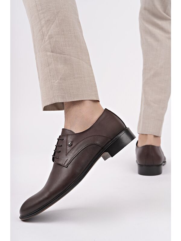 H043 Hakiki Deri Klasik Erkek Ayakkabı - Görsel 8