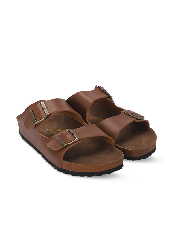 LENS Erkek Taba Terlik - Görsel 3