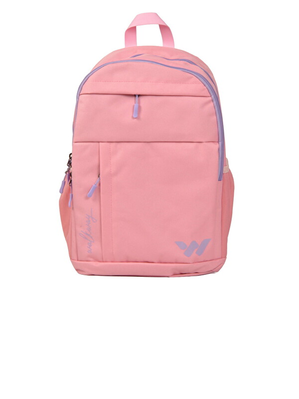 Walkway Pembe-Lila Çok Bölmeli Okul Seyahat Laptop Sırt Çantası Combat