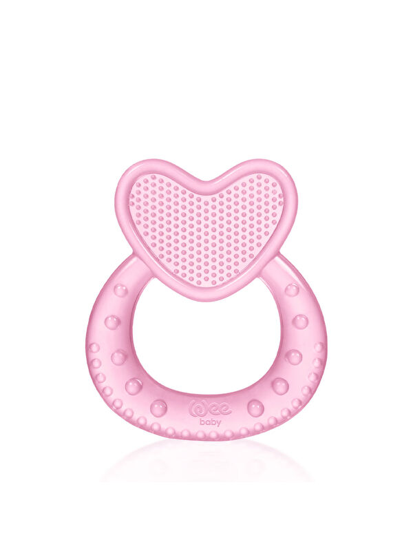 WEE BABY Kalpli Silikon Diş Kaşıyıcı - PEMBE