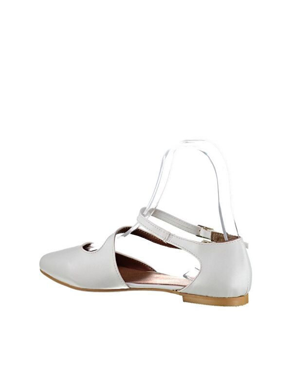 Fox Shoes Beyaz Fox Shoes Babet Kadın D726016909