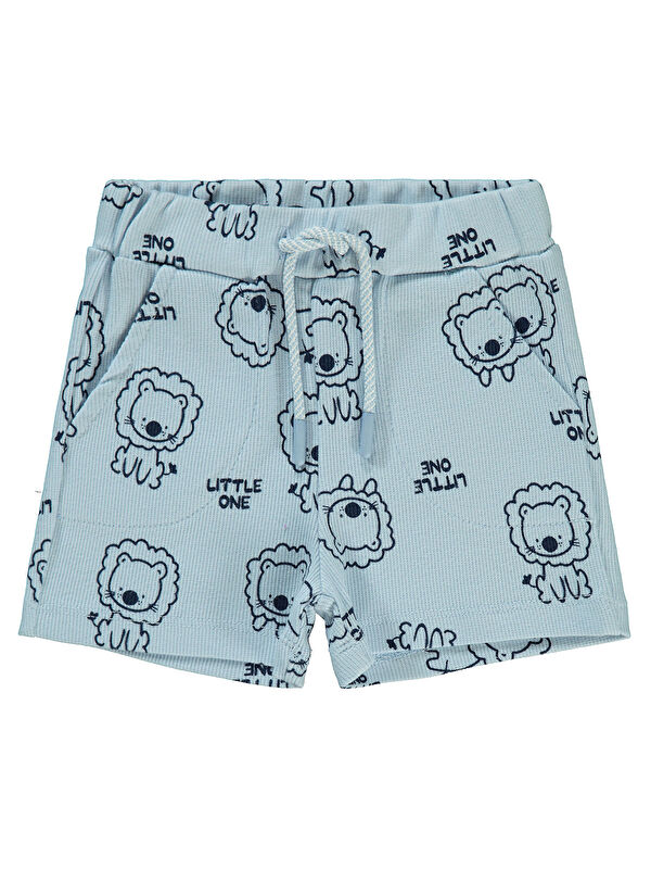 Civil Baby Erkek Bebek Şort 6-18 Ay Açık Mavi