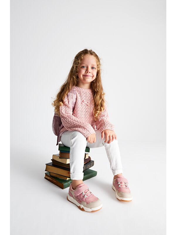 Homer Hafif Kız Bebek Pudra Spor Ayakkabı - Görsel 7