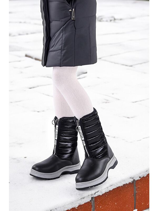 Cilt Fermuarlı Kız Çocuk Kar Botu Arz 2325 - Görsel 3