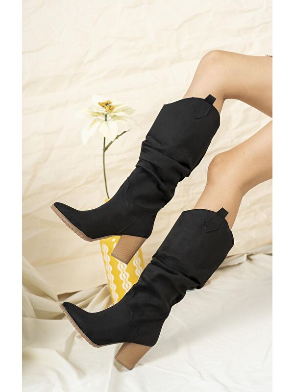 ILKN05 Kovboy Kadın Çizme - Görsel 4