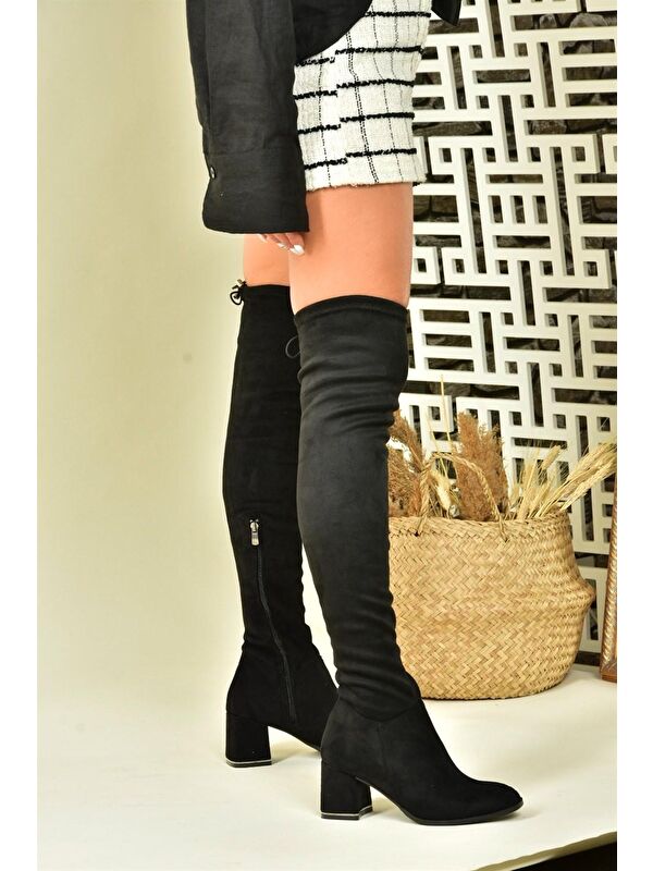 N2829200 Siyah Kadın Çizme - Görsel 3