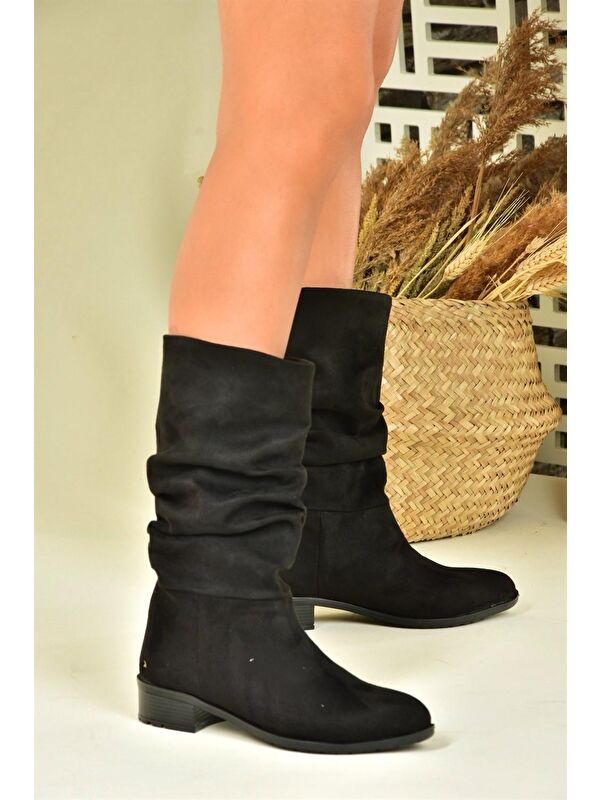N7266021 Siyah Kadın Çizme - Görsel 3