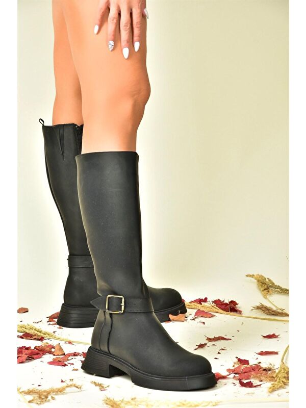 N6742650 Siyah Kadın Çizme - Görsel 3