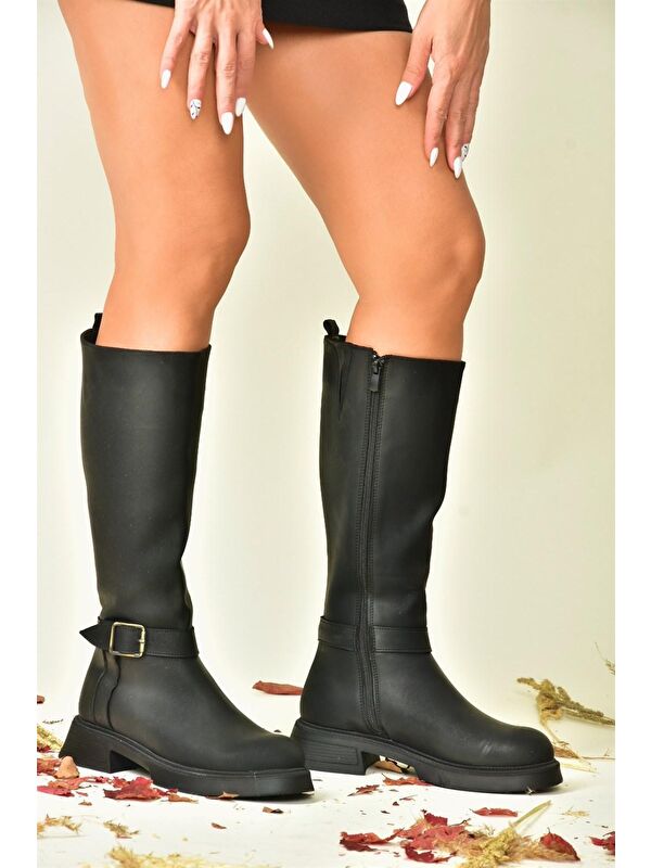 N6742650 Siyah Kadın Çizme - Görsel 4