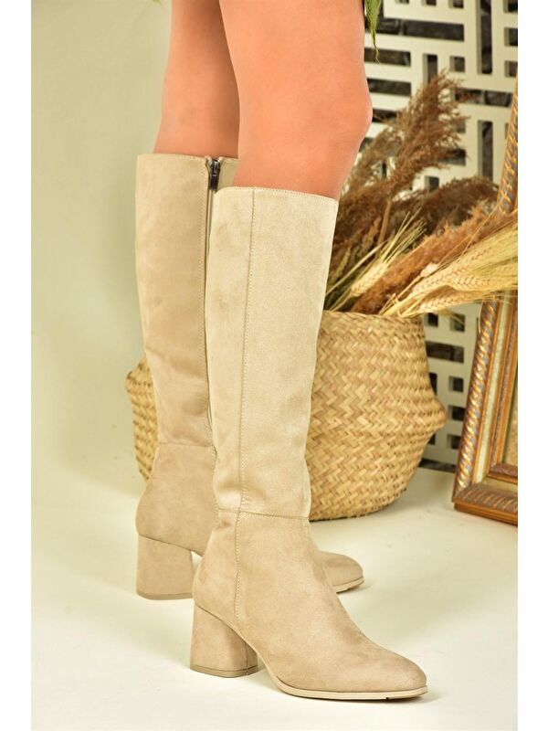 J848300102 Ten Kadın Çizme - Görsel 3