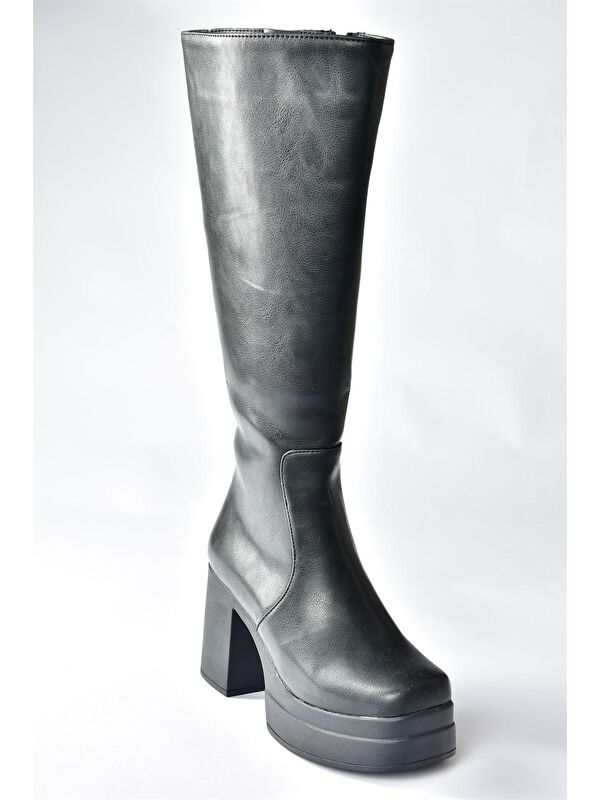 N9966500 Siyah Kadın Çizme - Görsel 3