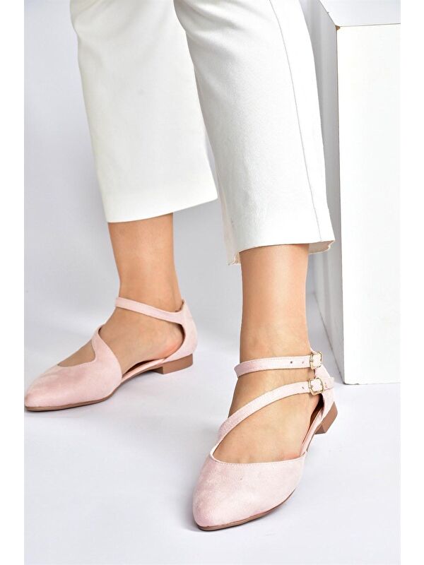 Fox Shoes Pembe Fox Shoes Babet Kadın D726016902