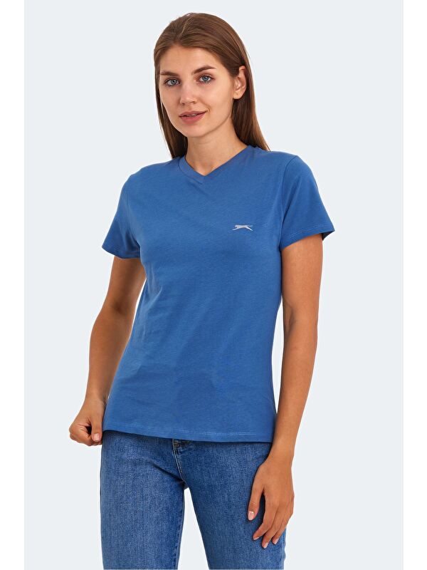 SLAZENGER KRISTEN I Kadın Indigo Tişört