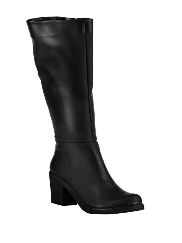 C674250309 Siyah Kadın Çizme - Görsel 4